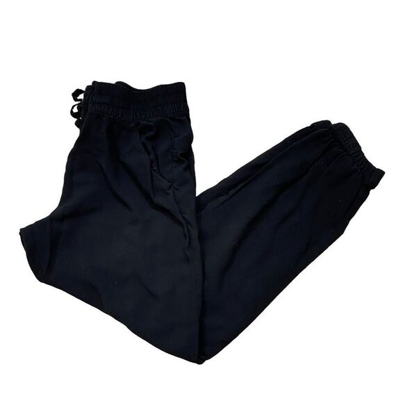 Aerie Black Lightweight Cinch Hem Drawstring Waist Jogger Pants Small - Picture 7 of 8